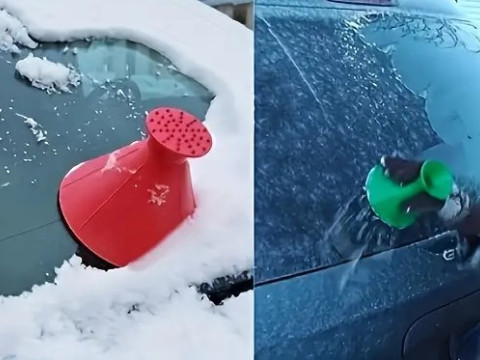 Magic Ice Scraper and Funnel 3D Model