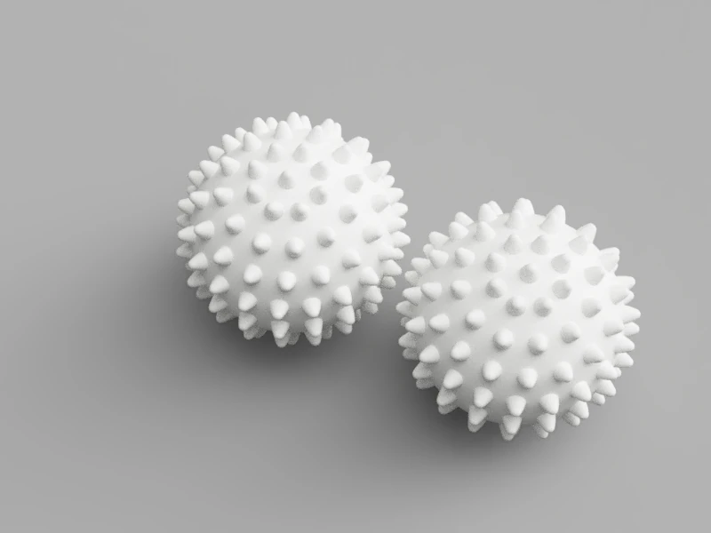 Wrinkle-Reducing Laundry Ball 3D Model .c4d .max .obj .3ds .fbx .stl .blend 