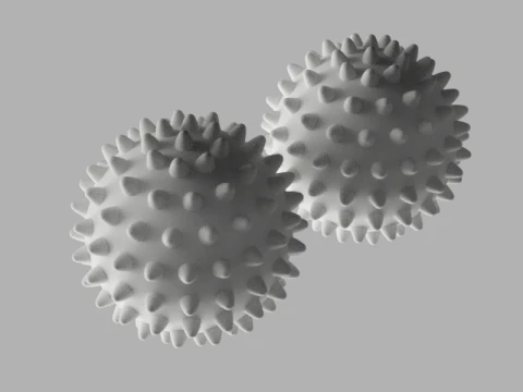 Wrinkle-Reducing Laundry Ball 3D Model