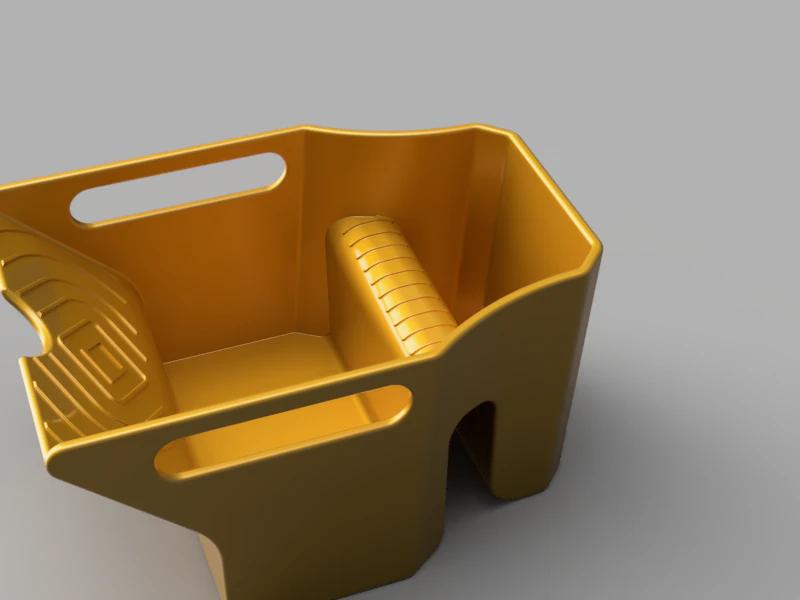 Multi-Purpose Paint Tray 3D Model .c4d .max .obj .3ds .fbx .stl .blend 