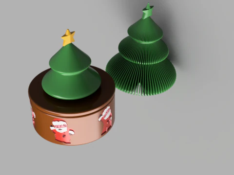 Spiral Christmas Tree 3D Model
