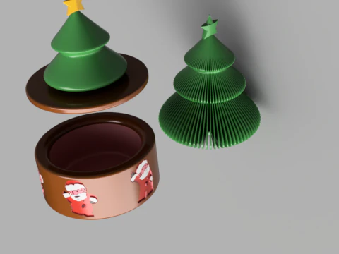 Spiral Christmas Tree 3D Model