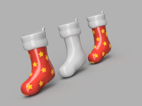 Christmas Stocking 3D Model