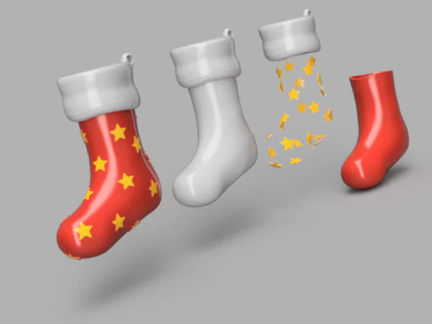 Christmas Stocking 3D Model