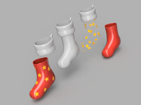 Christmas Stocking 3D Model