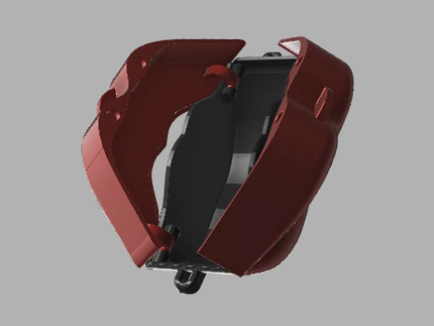Lips-Shaped Purse 3D Model