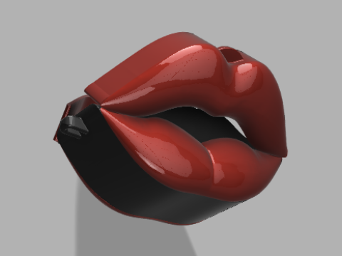 Lips-Shaped Purse 3D Модель