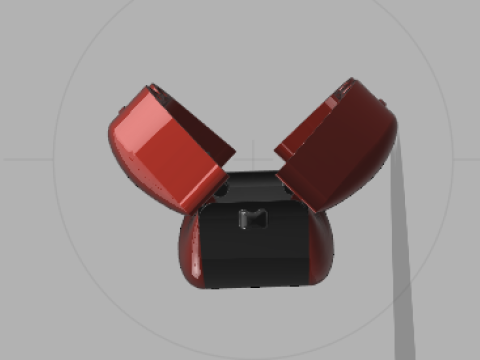 Lips-Shaped Purse 3D Модель