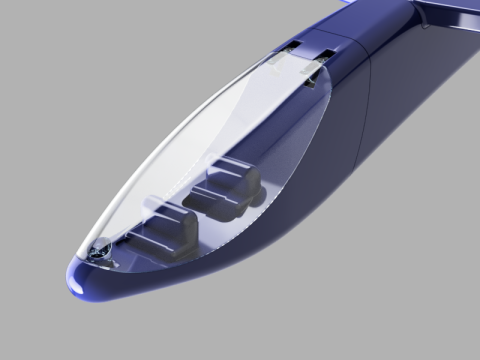 Openable Cockpit Plane 3D 模型