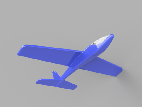 Openable Cockpit Plane 3D 模型