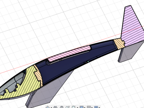 Openable Cockpit Plane 3D 模型