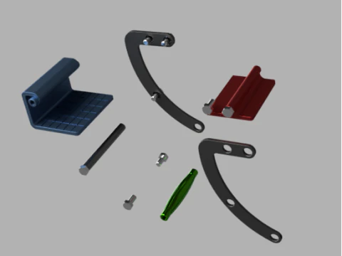 Supporto per pannello Gorilla Grip Modello 3D