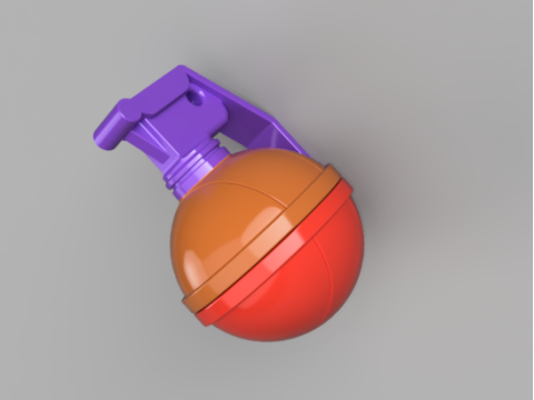 Gift Grenade Ornament 3D 模型
