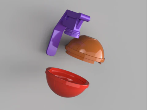 ギフト手榴弾飾り 3Dモデル