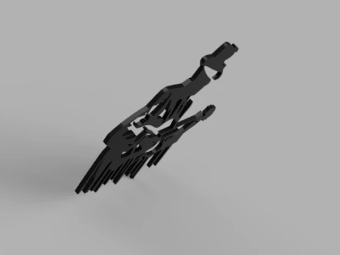 Musical Theme Wall Decor Collection 3D Model