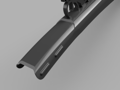 Modular Rear Bike Fender V3 3D Модель