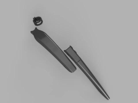 Fender Sepeda Belakang Modular V3 Model 3D