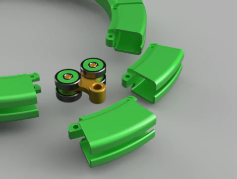 Smart Fitness Hula Hoop 3D Print Model