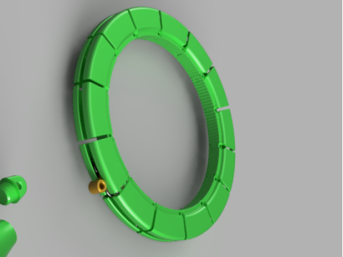 Smart Fitness Hula Hoop 3D 프린트 모델
