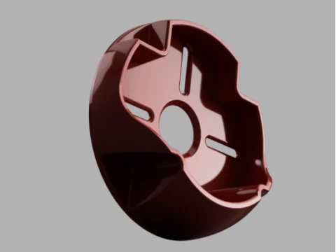 Drilling Dust Collector 3D Print Model