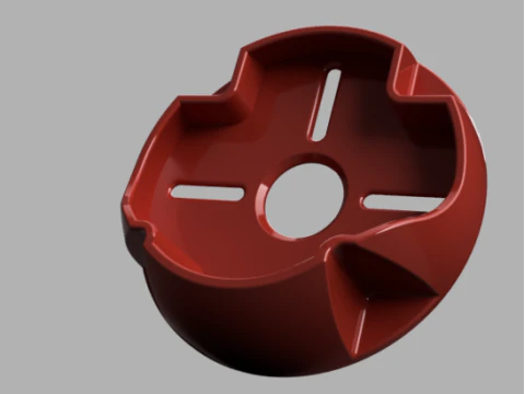 Drilling Dust Collector 3D Print Model