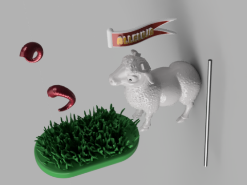 Alleluja Easter Ram Model do druku 3D