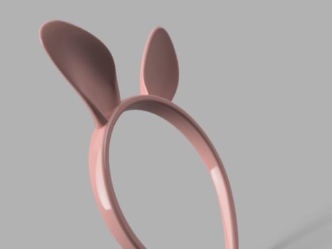 Bunny Ears Headband Modello di stampa 3D