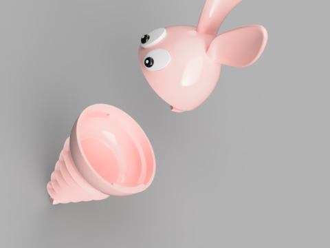 Bunny Screw Container Helmet Modelo de impresión 3D