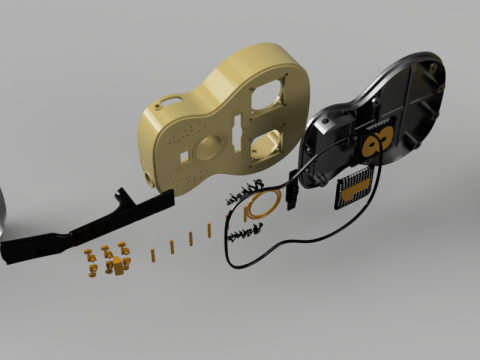 Guitar Speaker Lamp Modèles 3D en vedette