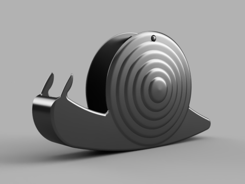 Snail Incense Holder 3D Model