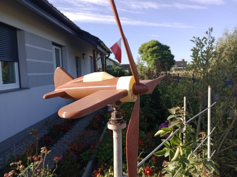 Airplane Wind Spinner Model 3D