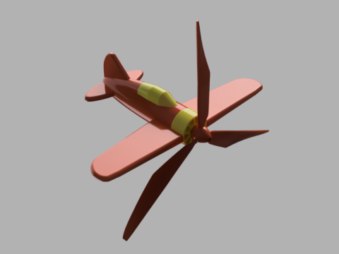 Airplane Wind Spinner Model 3D
