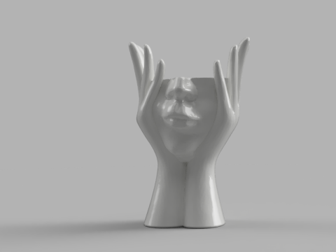 Creative Brush Pen Holder 3D Модель