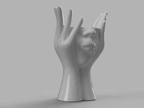 Creative Brush Pen Holder 3Dモデル