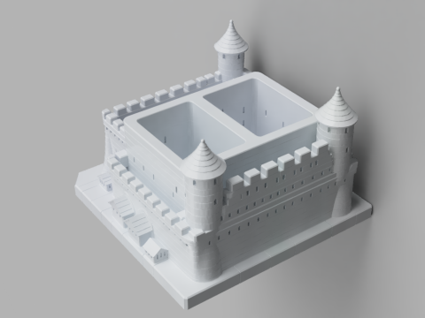 Architectural Desk Organizers 3D मॉडल