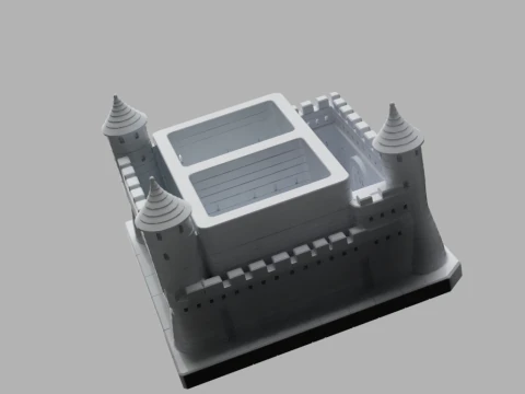 Organizzatori da scrivania architettonici Modello 3D