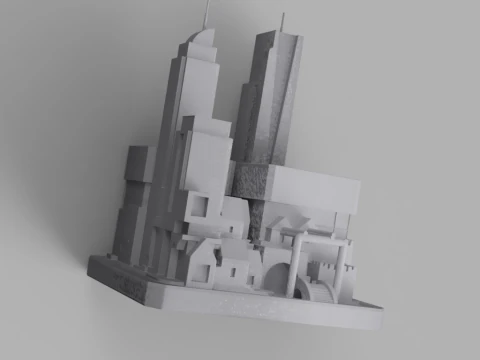 Organizzatori da scrivania architettonici Modello 3D