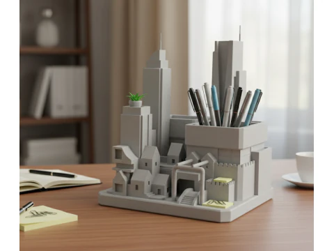 Organizzatori da scrivania architettonici Modello 3D