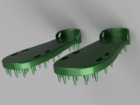 Chaussures d'aérateur de pelouse Modèle 3D