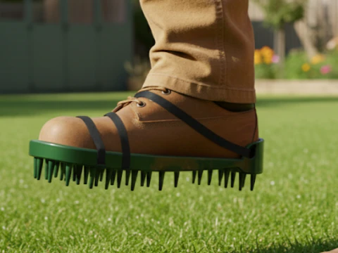Lawn Aerator Shoes 3D Model