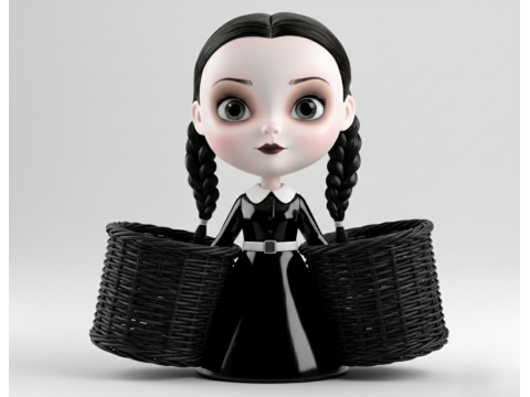 Wednesdays Cutlery Caddy 3D 模型