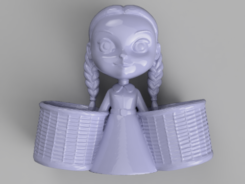 Wednesdays Cutlery Caddy 3D 模型