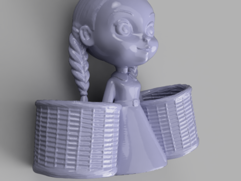 Wednesdays Cutlery Caddy 3D 模型