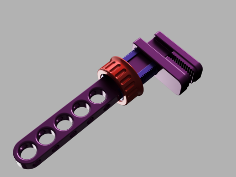 Universal Snap-On Hanger for Windows Doors 3D Model