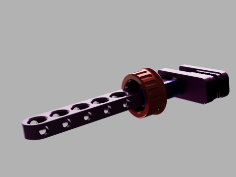 Universal Snap-On Hanger for Windows Doors 3D Model