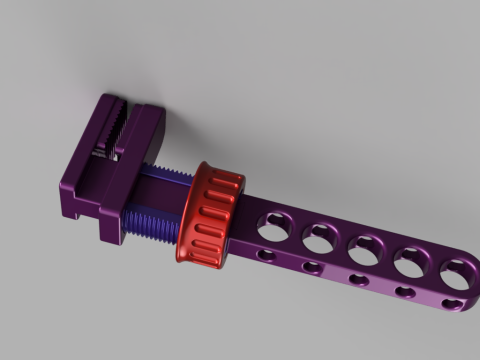 Universal Snap-On Hanger for Windows Doors 3D Model