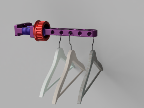 Universal Snap-On Hanger for Windows Doors 3D Model