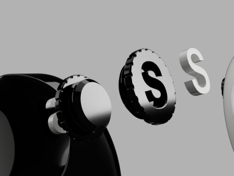 YinYang Salt Pepper 3D Model
