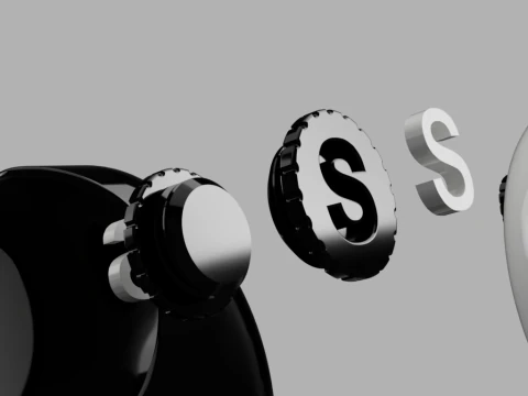 YinYang Salt Pepper 3D Model