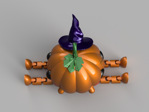 Dual-Face Pumpkin Buddy Modèle 3D